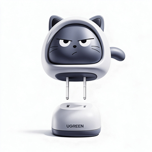 อะแดปเตอร์ชาร์จเร็ว UGREEN 45W GaN รุ่น X640 รูปทรงแมวน่ารัก พอร์ต USB-C เดียว รองรับ PD PPS วัสดุซิลิโคน สำหรับเดินทาง - Product Image 1