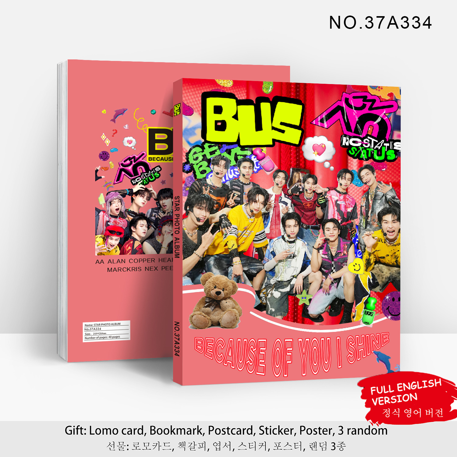 Thai Boy Group BUS Photo Album featuring Alan Marc Heart Phu Jung