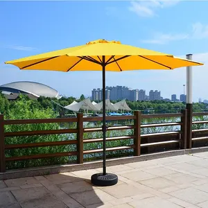 Parapluies de marché suspendus imperméables au soleil de haute qualité Parasol de jardin de plage Parasol de patio et Bases Parapluie d'extérieur de jardin