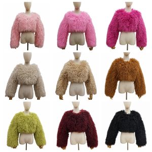 <span class=keywords><strong>Cappotto</strong></span> Corto Invernale da Donna in Ecopelliccia, Alta Qualità, Soffice, Antivento, Streetwear, Manica Regolare, Nuova Moda Invernale 2026 - Product Image 4