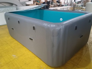 <span class=keywords><strong>Piscine</strong></span> rectangulaire gonflable en PVC pour usage familial, <span class=keywords><strong>piscine</strong></span> pliable <span class=keywords><strong>de</strong></span> haute qualité avec couverture isolante thermique à vendre - Product Image 2