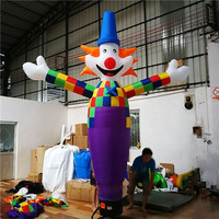 Danseur gonflable de clown de la publicité extérieure Offre Spéciale de Noël pour l'affichage