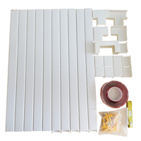 Kit de gaine et de canalisation pour câbles en PVC solide auto-adhésif - Résistant à la chaleur, ignifuge, gestion des câbles sur mur
