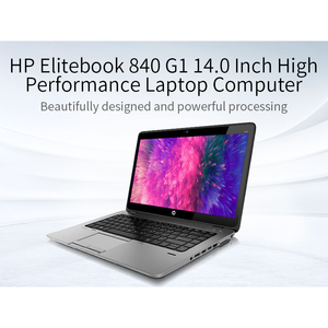 Portátil <span class=keywords><strong>HP</strong></span> EliteBook 840 G1 con Intel <span class=keywords><strong>Core</strong></span> <span class=keywords><strong>I5</strong></span>, 8 GB de RAM, SSD de 256 GB, Pantalla de 14.1 Pulgadas, Ideal para Estudios y Negocios - Product Image 1
