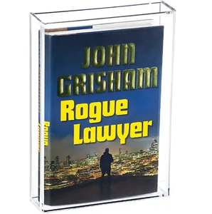 Caja de exhibición de libro y Biblia de acrílico transparente de tamaño personalizado con base para colección - Product Image 2