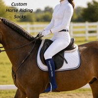 Chaussettes d'équitation pour femmes et enfants, chaussettes pour bottes d'équitation, pour l'équitation et l'entraînement équestre