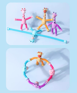 Tubos de Juguete Sensoriales de Jirafa de Plástico para TDAH, Autismo, Juego Sensorial, Regalos para Cestas de Pascua, Viajes, Escuela, Fiestas, Logotipo Personalizado - Product Image 6