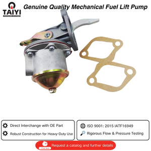 Brandstofpomp voor JCB Nuffield Leyland Marshall, type 25066393, voor tractorlader, verreiker, graafmachine, mechanische brandstoflift, geen OMQ. - Product Image 1