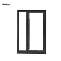Superhouse portes à battants à vendre impact résidentiel inégal aluminium double simple double porte à charnières