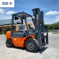 Chariot élévateur diesel WGZN à fonctionnement continu et efficace pour la manutention de palettes en usine de boissons, la distribution en entrepôt et le service en quai