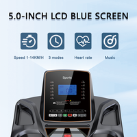 Caminadora Plegable para Gimnasio, Caminadora para el Hogar con Inclinación, Caminadora Eléctrica con Pantalla LCD