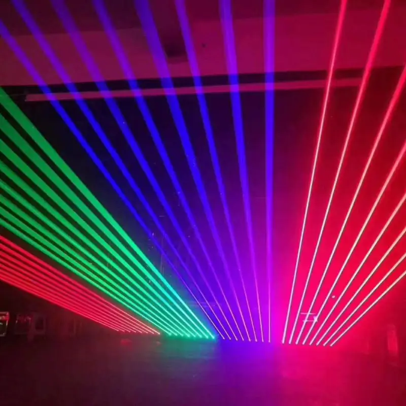 Nova Discoteca RGB Full Color DMX DJ 8 Cabeça Feixe de Barra de Luz Laser Show