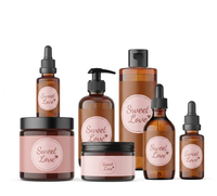 Autocollants personnalisés imperméables en cuivre de luxe pour bouteilles, pots et parfums cosmétiques, pour soins de la peau, maquillage et huiles essentielles