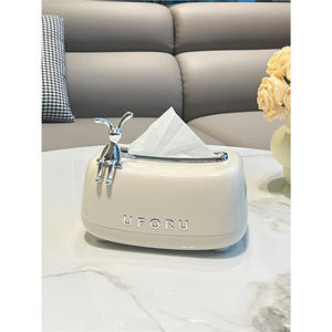 Caja de pañuelos Uforu, organizador de plástico de lujo estándar para uso en el coche y el hogar - Product Image 2