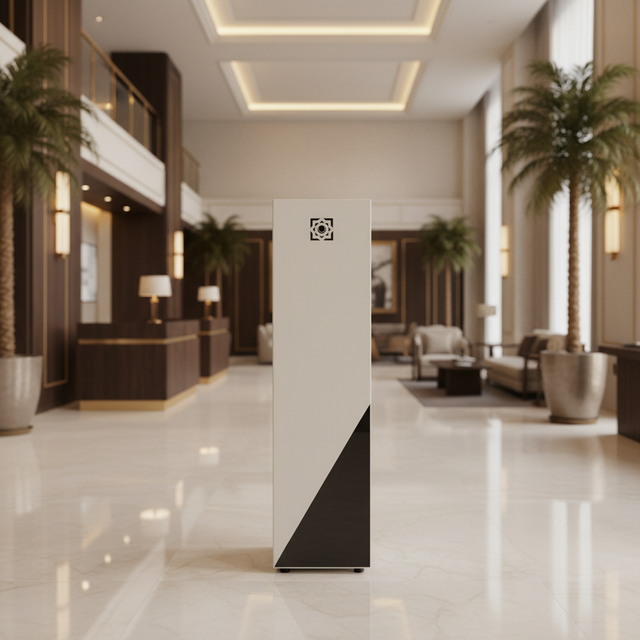 Commercial Smart WiFi Electric Eco-Friendly 1000ml Hotel Use Metal Stand Scent Tower Aroma Diffuser with 1 Year Warranty