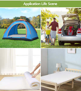 Moderne einzelne faltbare chinesische Bett Memory Foam Matratze Topper Rollbett Topper Hotel Schlafzimmer Krankenhaus Schule - Product Image 6