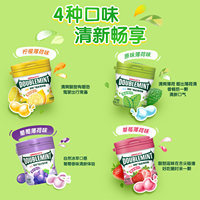 JST0023-80g Chewing-gum croquant à la menthe citronnée, cœur moelleux, emballage en bouteille, bonbons pour une haleine fraîche, OEM