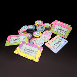 Fichas de Póker de Cerámica Híbrida Personalizadas con Logotipo de Casino, Sublimación Profesional, Baratas al por Mayor - Product Image 5