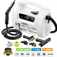 Nettoyeur électrique haute température 1800W à sortie PWM réglable, poignée IP67, réservoir 1,6L, pour intérieur automobile, sellerie, detailing, esthétique automobile et usage domestique