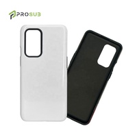 Coque de téléphone à sublimation Prosub, étui enduit, logo personnalisé, sublimation 2 en 1, coques de téléphone vierges pour One Plus 9