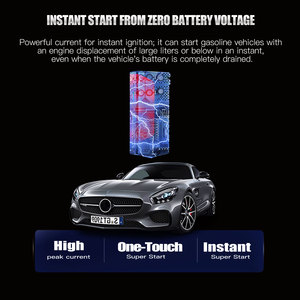 Car & Motorcycle Heavy-Duty Smart Jump With 500A-1200A Current LED <b>Light</b> ACED01 Jump Starter ACED01 ACED01 ACED01 - Product Image 4