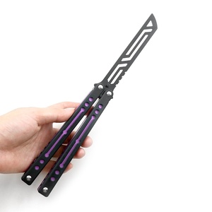 <span class=keywords><strong>Couteau</strong></span> papillon Suifeng Squid Nautilus V2 non affûté, manche G10, personnalisable, pour entraînement et pratique - Product Image 4