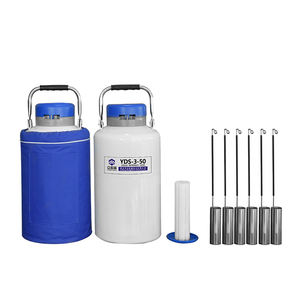 Tangki Nitrogen Cair 2L, Dewar Kering untuk Transportasi Udara, Sampel Beku - Product Image 4