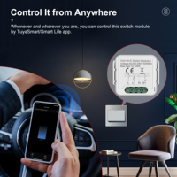 GIRIER Tuya DIY Interruptor de Luz Inteligente WiFi de 1, 2, 3 o 4 Canales, Requiere Cable Neutro/Sin Cable Neutro