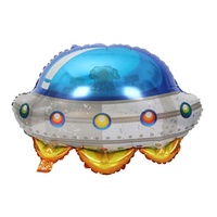 Ballons en aluminium pour fête de bébé, personnage d'astronaute personnalisé 4d pour enfants, dessin animé de noël 40 pouces fête joyeux anniversaire, vente en gros