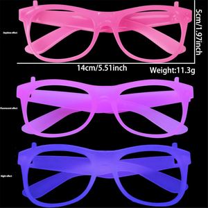 Novedad en Decoración para Fiestas, Gafas de Colores Neón, Gafas Luminosas para Fiestas de Baile, KTV, Gafas Divertidas que Cambian de Color, Accesorios para Disfraces - Product Image 2