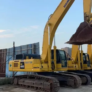 Kullanılan japonya Komatsu pc400-8 ekskavatör inşaat ekipmanları paletli ekskavatörler pc400 40t büyük makineleri satılık iyi durumda