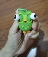 Vente en gros : Pendentif de sac anti-stress souple et mignon de la série Duolingo, boîte mystère, jouet de décompression, cadeau