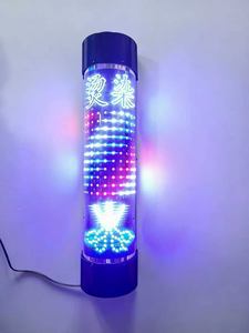 Lámpara de Pared Semicircular Impermeable de Estilo Retro para Salón de Belleza, con Iluminación LED Electrónica - Product Image 4