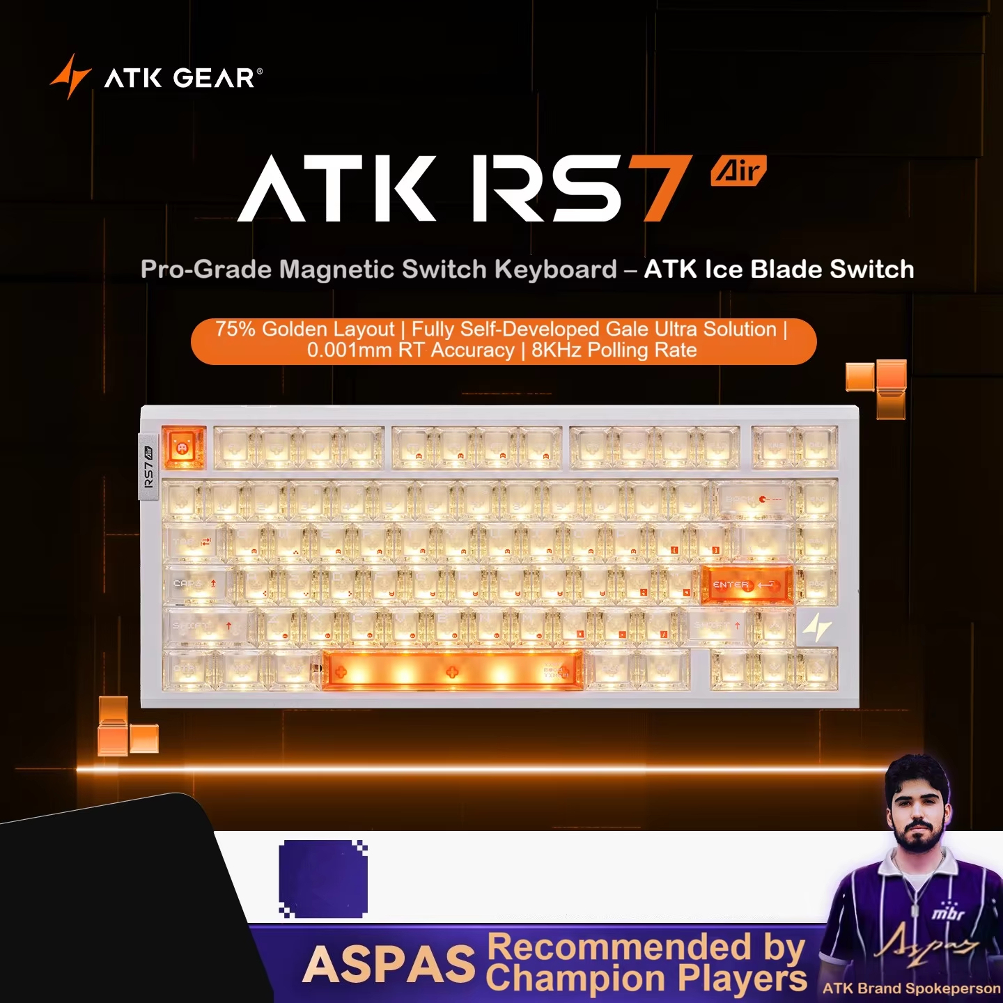 RS7 Air-blanc Orange