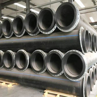 Tuyau flottant en polyéthylène haute densité (HDPE PE100) haute pression pour l'exploitation minière, le dragage, l'eau, la boue, le sable, le gaz et le pétrole