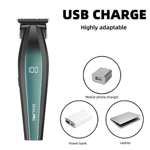 Cortadora de Pelo Profesional <span class=keywords><strong>DALING</strong></span> DL-1972 para Hombre, Recortadora de Pelo con Pantalla LED, Carga USB, Motor de Alta Velocidad de 7000 RPM - Product Image 5
