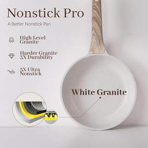 Juego de Utensilios de Cocina Antiadherentes de Cerámica Granito de 23 Piezas Directo de Fábrica Incluye Sartén Olla Cacerola Parrilla y Lechera - Product Image 5