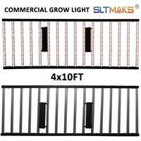 Lámpara de Cultivo LED de 10 Pies y 1600W, Lámpara de Cultivo Personalizada con Controlador Mean Well Sosen, LED Samsung, Sin UV