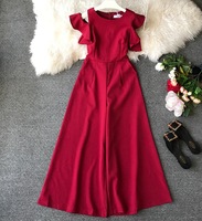 SAMDEN Usine Offre Spéciale Mode Femmes Grande Taille Lounge Wear Unitard Jumpsuit