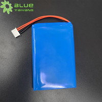 Baterai Li-ion Isi Ulang Blue Taiyang LP126095 7.4v 5000mah Baterai Lithium Polimer Kustom