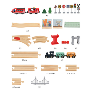 Piste <span class=keywords><strong>de</strong></span> train en bois 3D pour <span class=keywords><strong>enfants</strong></span> Jouets Roller Coaster Track Ensemble <span class=keywords><strong>de</strong></span> <span class=keywords><strong>chemin</strong></span> <span class=keywords><strong>de</strong></span> <span class=keywords><strong>fer</strong></span> éducatif assemblé pour voiture <span class=keywords><strong>de</strong></span> train - Product Image 4
