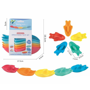 Juguetes de Verano para Bebés, Resistentes al Agua, con Forma de Tiburones Apilables, de Material PP, con Logotipo Personalizado MY TOYS - Product Image 4