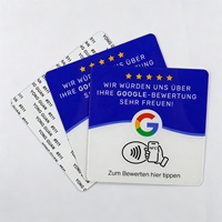 Carte NFC personnalisée 12 cm en espagnol pour avis Google, autocollant acrylique, plaque « Tappez pour noter », prête à être expédiée