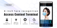 RK3568 8 inci TCP/IP Pengenal Wajah Dinamis Wiegand Kode QR Penglihatan Malam Kontrol Akses Android 11 2GB RAM 32GB ROM