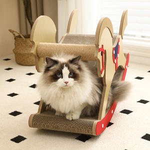 กระดานลับเล็บแมวแบบปรับแต่งได้ของเล่นรังนกแคคตัสแบบทนทานต่อการสึกหรอม้าโยก - Product Image 4