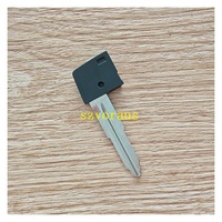 Clé d'urgence intelligente Mitsubishi Mit-shell-76, lame en ABS noir, compatible uniquement avec les véhicules équipés d'une clé standard