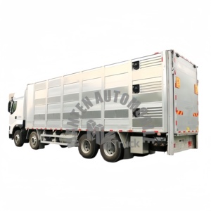 Chine usine 8*4 <span class=keywords><strong>8x4</strong></span> véhicule de transport de porc LHD RHD véhicule de transport de semis de volaille <span class=keywords><strong>camion</strong></span> de transport de porc - Product Image 1