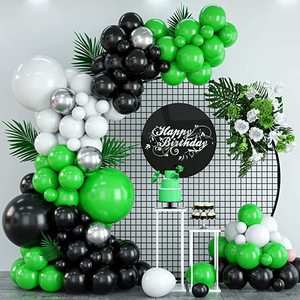 <span class=keywords><strong>Ensemble</strong></span> <span class=keywords><strong>de</strong></span> ballons pour fête d'anniversaire <span class=keywords><strong>de</strong></span> football pour garçon Kit <span class=keywords><strong>de</strong></span> guirlande <span class=keywords><strong>de</strong></span> ballons verts noirs blancs pour remise des diplômes <span class=keywords><strong>de</strong></span> baptême <span class=keywords><strong>de</strong></span> bébé - Product Image 1