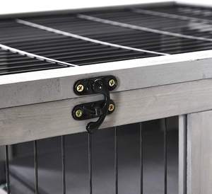 Conigliera in legno sopraelevata con gabbia per Habitat Indoor <span class=keywords><strong>Run</strong></span> & Wheels chiusa - Product Image 3