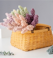 Großhandel Künstliche Eiskristall-Blumensträuße 30cm Mehrfarbig Langlebig Handgefertigt für Weihnachten & Muttertag